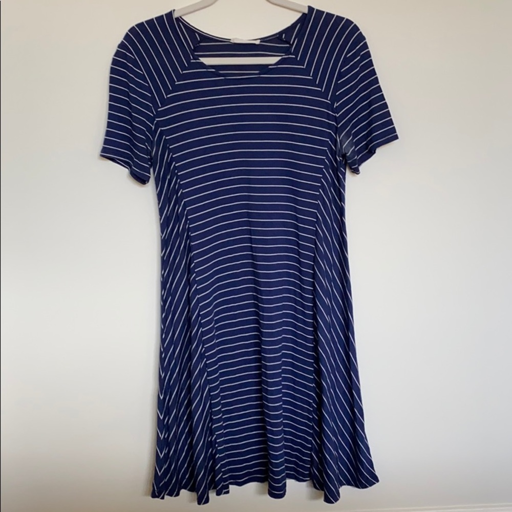 Striped flowy dress